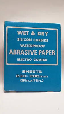 9  X 11  Silicon Carbide Sandpaper 50 Sheet Packs - 600 Grit • $16.50