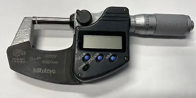 Mitutoyo 293-344 Digimatic Micrometer 0-1 /0-25mm Range .00005 /0.001mm • $108.50