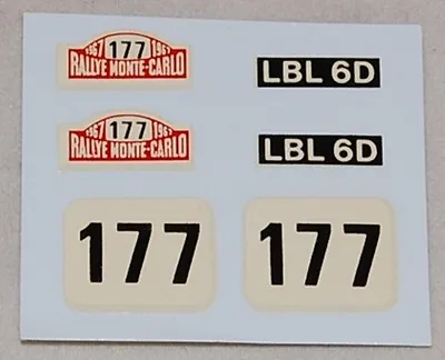 Corgi 339/308 Mini Cooper Monte Carlo Rallye  #177 And Licence Plates  (#114) • $9