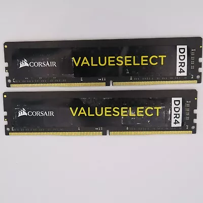 16GB (2x8GB) Corsair DDR4 Memory Ram CMV8GX4M1A2133C15 Value Select • $47.50