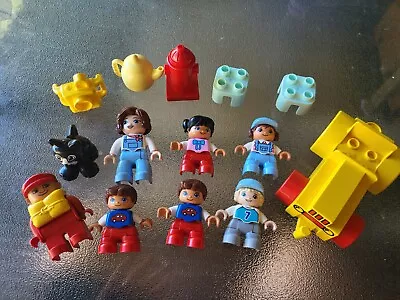 Lot Of Lego Duplo Figures & Accessories & Vehicle Vintage & Modern - Family Kids • $14