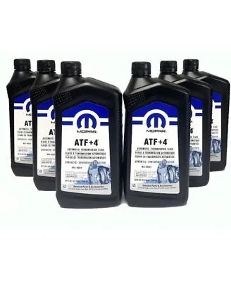 ATF+4 MOPAR Chrysler Jeep Dodge Automatic Transmission Fluid Case Of 6 Quarts • $43.50