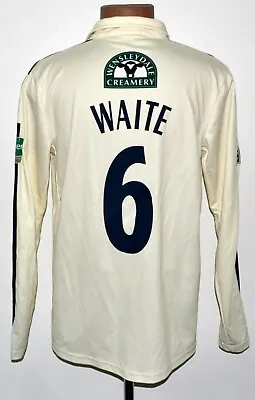 Yorkshire County Cricket Shirt Jersey Puma #6 Waite Size L • £64.79