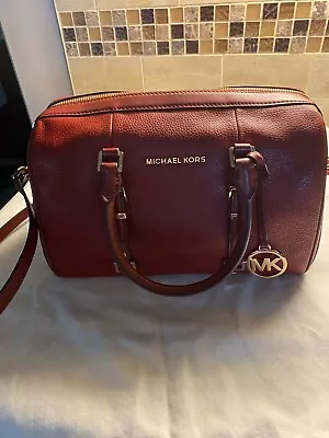 Michael Kors Bedford LegacyPebbled Leather Duffel Satchel  • $150