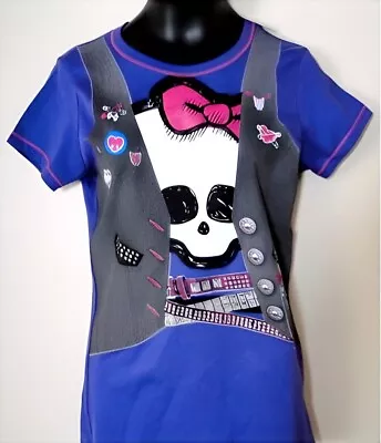 NEW Monster High Purple Vest Rocker Punk Guitar Girl's Shirt L Or XL • $16.99