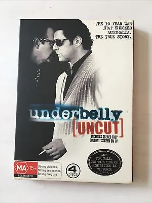 Underbelly (Box Set DVD 2008) Crime Australia R4 FREE POST • £4.96