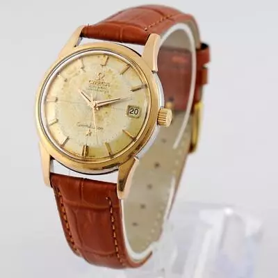 Authentic Omega Constellation 14393 Gold Plated Swiss Automatic Date Gents Watch • $945.25