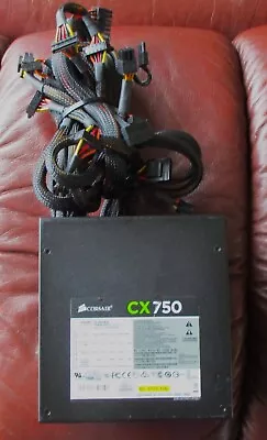 Corsair CX750 750W PC Computer ATX  Power Supply Unit • £10