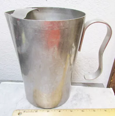 Vintage Aluminum West Bend Metal Pitcher Been Used But Nice Decor Item • $14.99