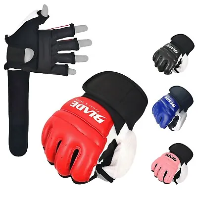 £6.99 • Buy Blade Leather MMA Martial Arts Gloves Training Boxing Body Combat Punch Bag