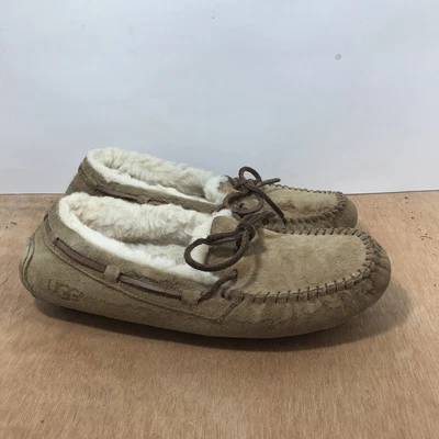 £38.77 • Buy Ugg Womens Dakota Brown Suede Casual Moccasins Shoes Slippers 5612 Size 6