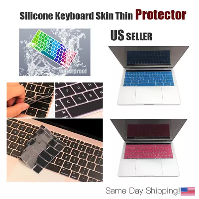 Silicone Keyboard Skin Thin Protector For 2020 Macbook Pro 13 A2338 M1 Air A2337 • $5.99