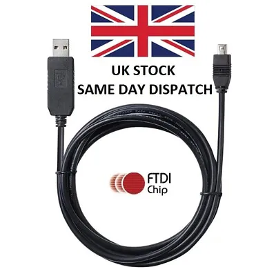 UNIDEN UBC3500XLT BCT15X BCT800XLT USC230E + Others FTDI USB Programming Cable • £16.15