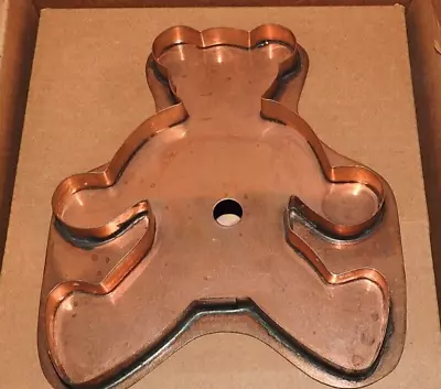 Martha Stewart For Nordstrom Large Copper Cookie Cutter Teddy Bear 7” New In Box • $25