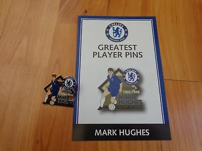 Rare Danbury Mint Chelsea Fc Greatest Players - Mark Hughes Enamel Pin Badge • $64.14