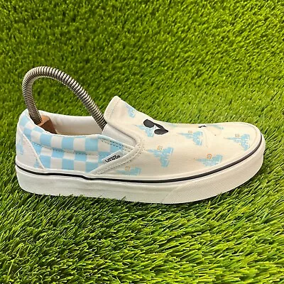 Vans Disney Mickey Mouse Womens Size 7.5 Blue Athletic Shoes Sneakers 721356 • $39.99