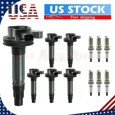 6Pack Performance Ignition Coil & Real Iridium Spark Plug For Mazda CX-9 UF553 • $64.99