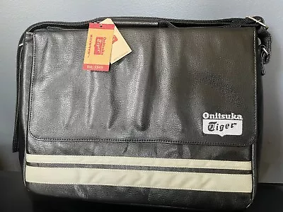 OT Onitsuka Tiger Vintage Messenger Bag | Black | SUPER RARE! BRAND NEW!! ASICS • $149.95
