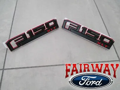 $47.95 • Buy 15 Thru 20 F-150 OEM Ford Special Edition RED Fender Emblem Nameplate Set XLT