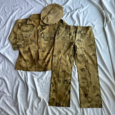 Original South Vietnamese Police Tailored Cloud Camo Set W/ Beret Vietnam War • $1400