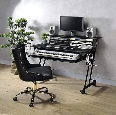 Suitor Music Recording Record Studio Desk With Display Speaker Piano Stand Table • $239.99