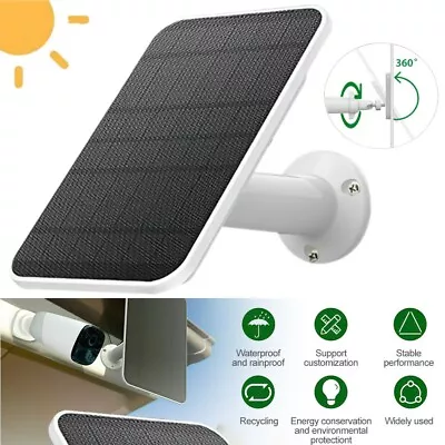 Waterproof Solar Panel Kit For Arlo Essential Spotlight Camera Doorbell Charger • $14.69