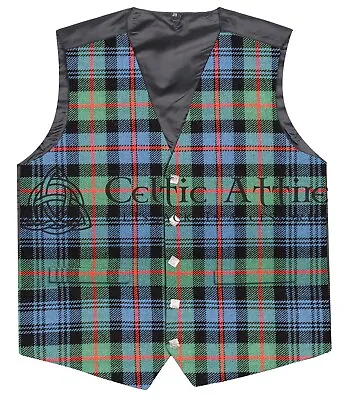 New Kilt Vest - Custom Scottish Tartan Waistcoat Kilt Vest ( Set 2 ) • £22.20