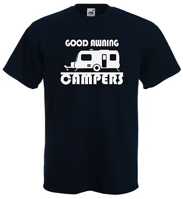 Good Awning Campers Caravan T-Shirt Camping T Shirt Funny Glamping TShirt • £10.99