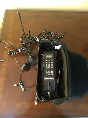 Vintage Motorola SCN2396A Brick Cell Phone W/ Antennas Mic/speaker Bag  • $50