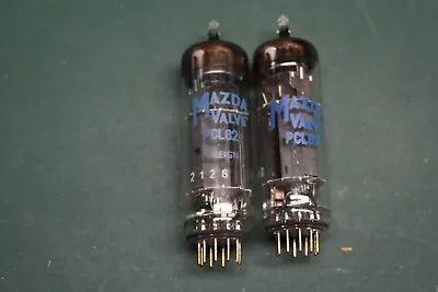 PCL82 Mazda NOS NIB Audio Receiver Driver Vacuum Tubes  Two • $25.99