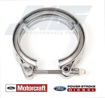 $27.95 • Buy 99-10 OEM Genuine Ford 6.0L 7.3L Powerstroke Exhaust To Turbo Inlet V-Band Clamp