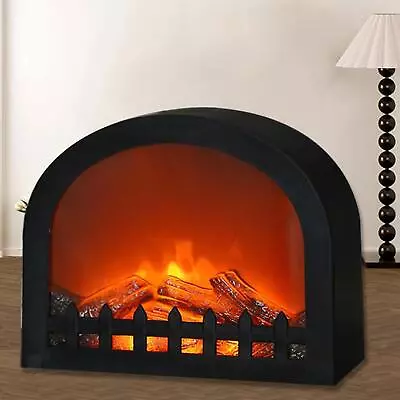 Unique Simulated Fireplace Lanterns Night Lamp Tabletop • $30.93