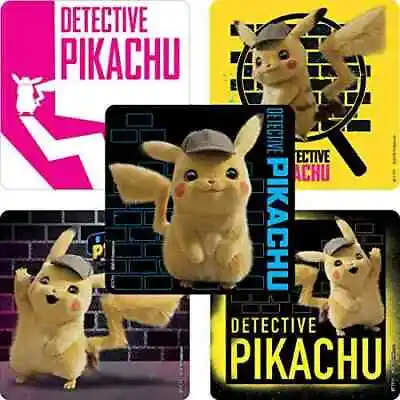 25 Pokemon Detective Pikachu Legendary Stickers Party Favors Teacher Supply  • $3.65