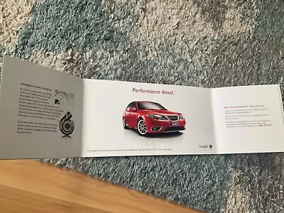 SAAB 9-3 TTiD. LAUNCH. BROCHURE • $3.78