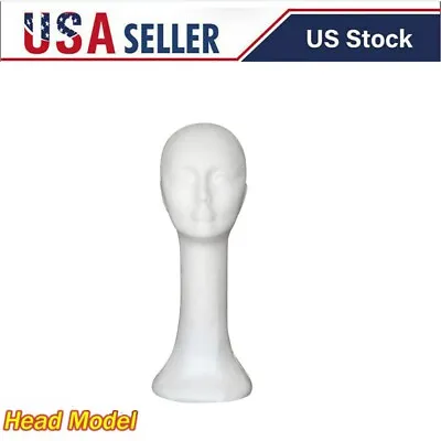 $13.27 • Buy Female Mannequin Styrofoam Foam Manikin Head Model Wig Hat Display Stand 