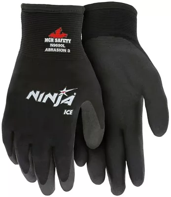 Memphis Ninja® Ice Insulated Work Gloves HPT Coated Palm/Fingers S-2XL • $12.95