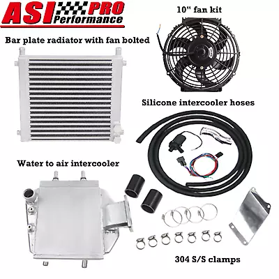 Water To Air Intercooler Kit Fits Land Cruiser 80 100 Series HDJ80 1HZ/1HDT 4.2L • $597