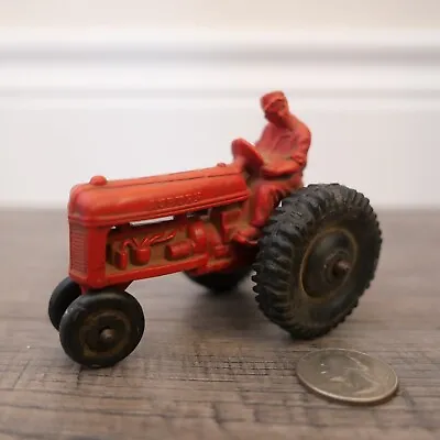 Vintage 1950s Red Auburn Rubber Toy Tractor Allstate !!! • $14.75