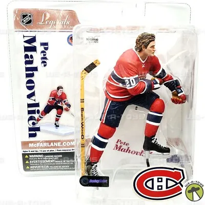 NHL Legends Series 3 Pete Mahovlich Action Figure Montreal Canadiens McFarlane • $26.95