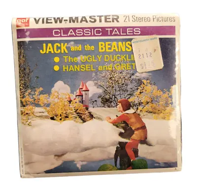 Vintage 1957 View Master Jack And The Beanstalk Hansel Ugly Duckling Sealed NEW • $25