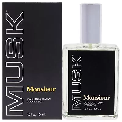 Monsieur Musk By Dana Eau De Toilette EDT Spray For Men 4.0 Oz / 120 Ml New • $23.83