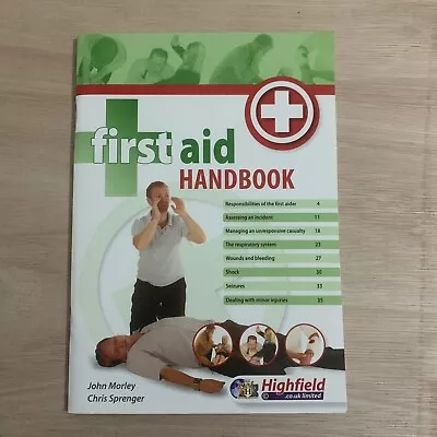 £3.50 • Buy First Aid Handbook High Field Health & Safety Guide