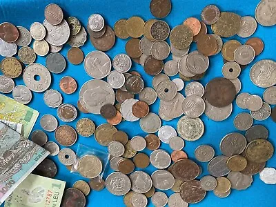£9.99 • Buy Job Lot Collection World Coins Foreign 0.5kg Including Some Silver
