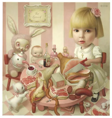 Mark Ryden  Rosie's Tea Party  Image On An Art Book Page: Frame It • $14.95