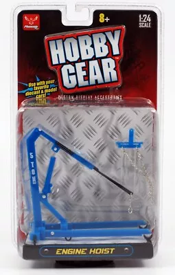 $15.98 • Buy New! Hobby Gear: Craftmaster Engine Hoist 1/24 Scale For Diecast Toys (BLUE)