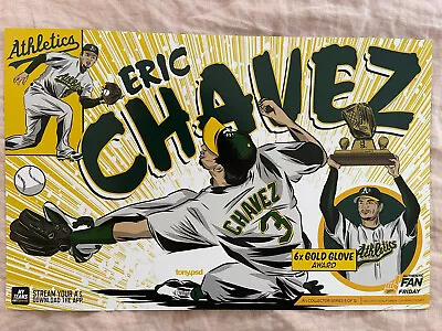 Eric Chavez Fan Friday SGA Cheer Card Poster 6/14/2019 Oakland A’s Gold Glove • $5.99