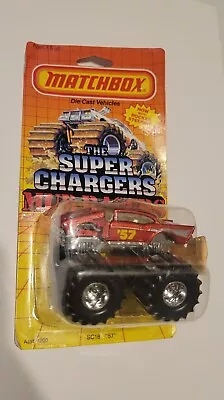 NIP 1987 Matchbox The Super Chargers Mud Racers '57 Chevy S18 Monster Truck • $65