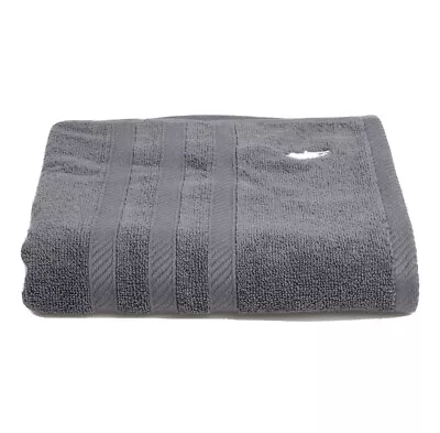 POLO RALPH LAUREN Charcoal Grey Hand Towel 50x90cm 100% Cotton • £31.99