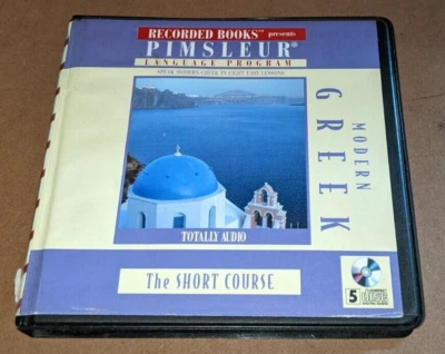 Modern Greek The Short Course By Pimsleur: CD Language Learning Pack • £10
