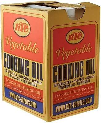 KTC Vegetable Cooking Oil 20L - Caterers Pack 20 Litres (cardboard Outer).  • £48.99